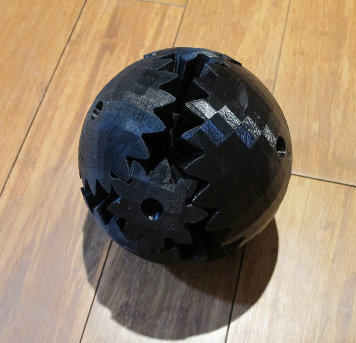 The Strange Case of the 3D printed Geared Ball