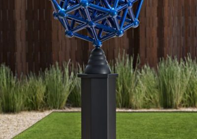 Charged Particle, a large contemporary sculpture by Phoenix artist Kevin Caron