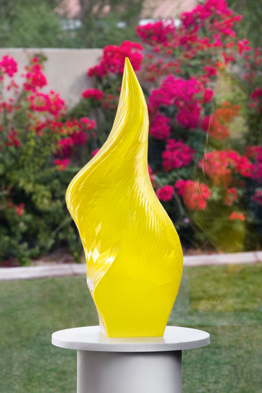 Limoncello, a 3D printed fine art sculpture by Phoenix artist Kevin Caron.