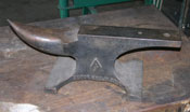 Kevin Caron's Pine Bluff Forge anvil
