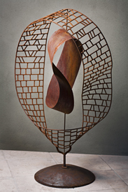Mobilus, a kinetic fine art sculpture by Kevin Caron