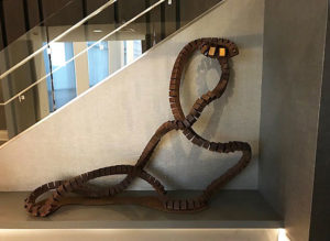 Tangent, a contemporary steel sculpture by Phoenix artist Kevin Caron.