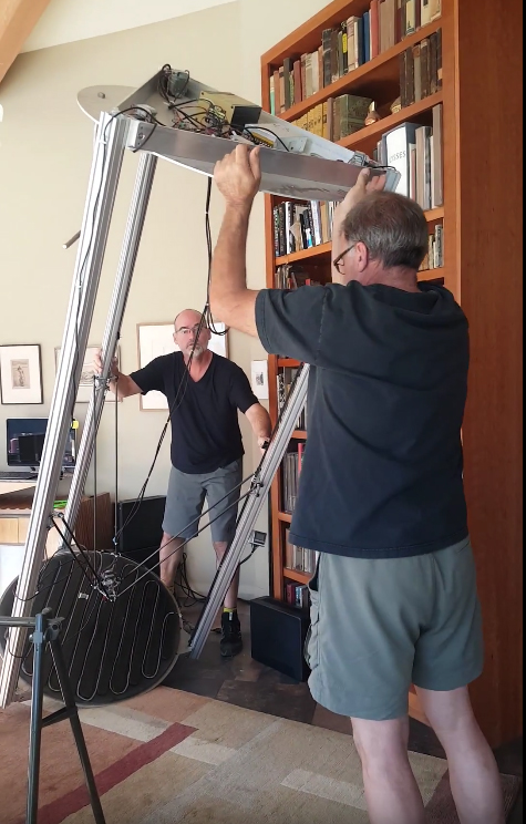 Lowering the 8-foot-tall Gigante 3D printer - Kevin Caron