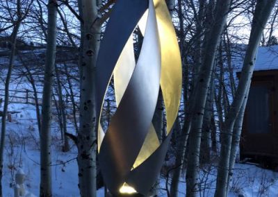 Beacon, a steel sculpture by Phoenix artist Kevin Caron.