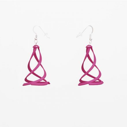 Flamenco Earrings, 3D Printed Filament