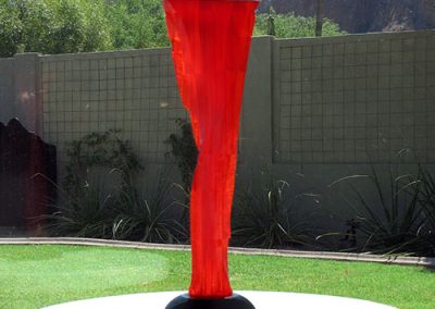 Ruby Maquette, a 3D printed fine art sculpture by Phoenix artist Kevin Caron.