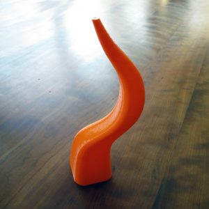 Maquette for 3D printed sculpture Drip - Kevin Caron