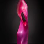 Eyelet, a contemporary pedestal sculpture - Kevin Caron