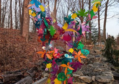 Ode to Joy, an outdoor garden sculpture in situ - Kevin Caron