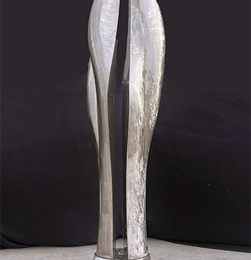 As-yet-untitled steel sculpture