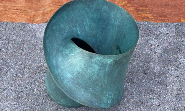 as-yet-untitled bronze with verdigris finish