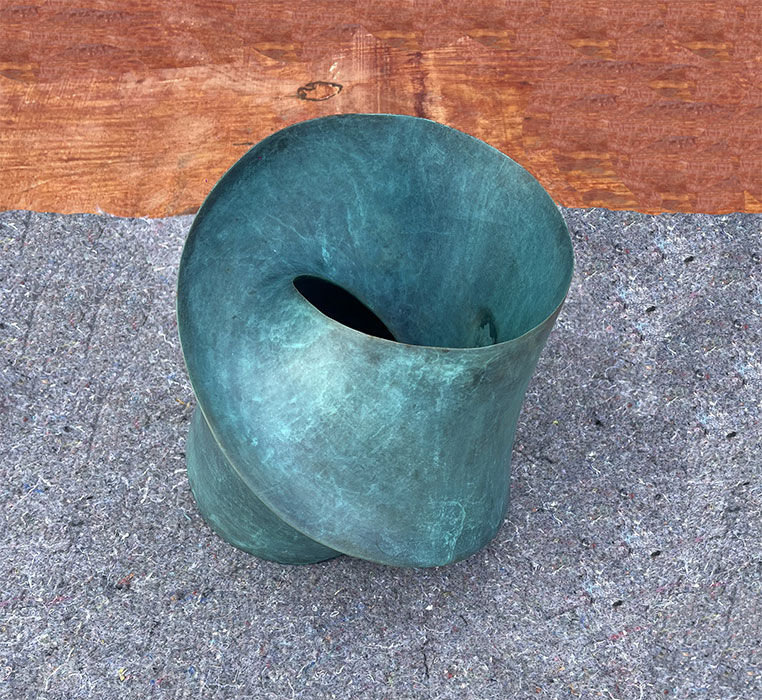 as-yet-untitled bronze with verdigris finish